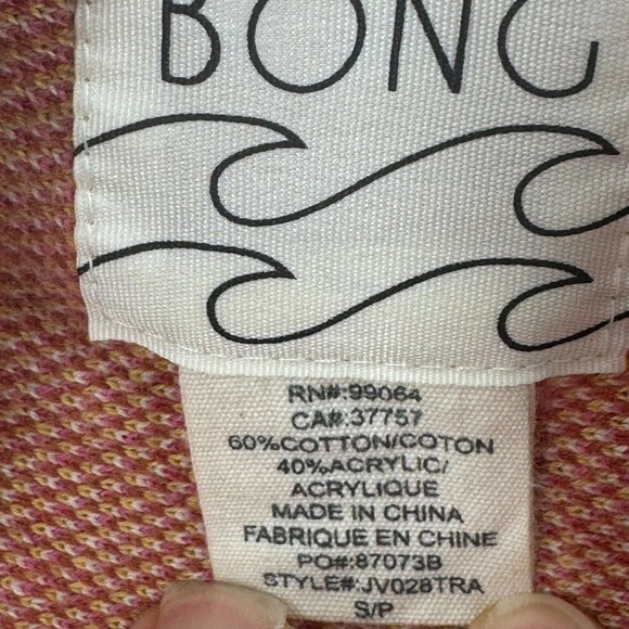 Billabong Womens Fringe Hem Open Cardigan Aztec Print S - Picture 2 of 6